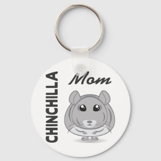 Chinchilla Mom Keychain