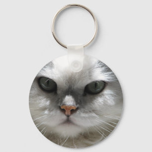 Chinchilla Persian Cat Keychain