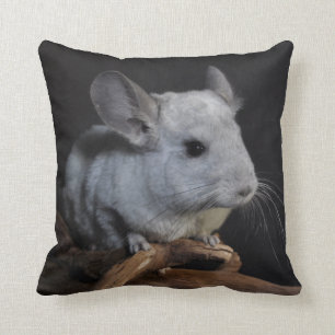 Chinchilla Throw Pillow