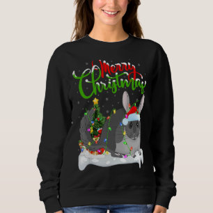 Chinchilla   Xmas Decorations Santa Chinchilla Chr Sweatshirt