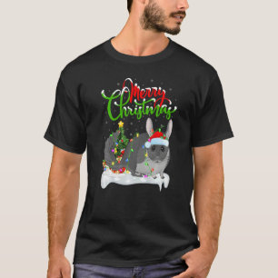 Chinchilla Xmas Decorations Santa Chinchilla Chri T-Shirt