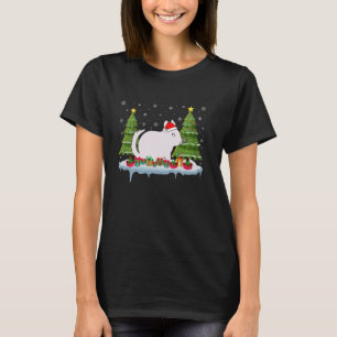 Chinchilla Xmas Tree Lighting Men Women Ugly Chris T-Shirt