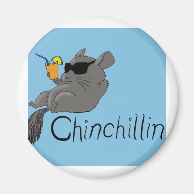 chinchillin magnet (Front)