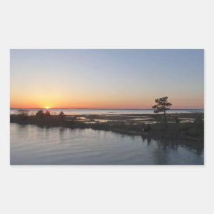 Chincoteague Sunset I Virginia Landscape Sticker