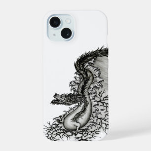 Chine Dragon, noir et blanc Design en Tattoostyl