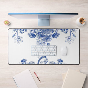 Chine Florale Bleue & Blanc Motif Ming Vase