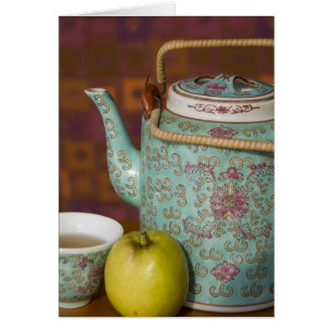 Chine, Hong Kong. théière chinoise traditionnelle 