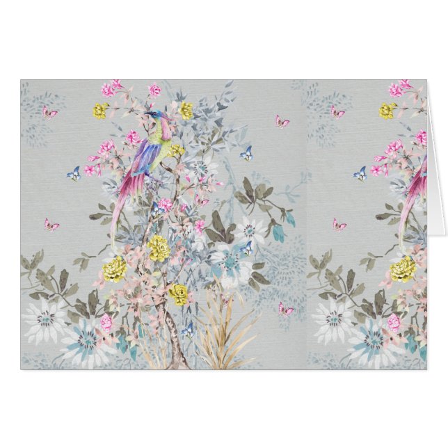 Chine soirée, toile, scène de la nature, antique,  (Devant Horizontal)