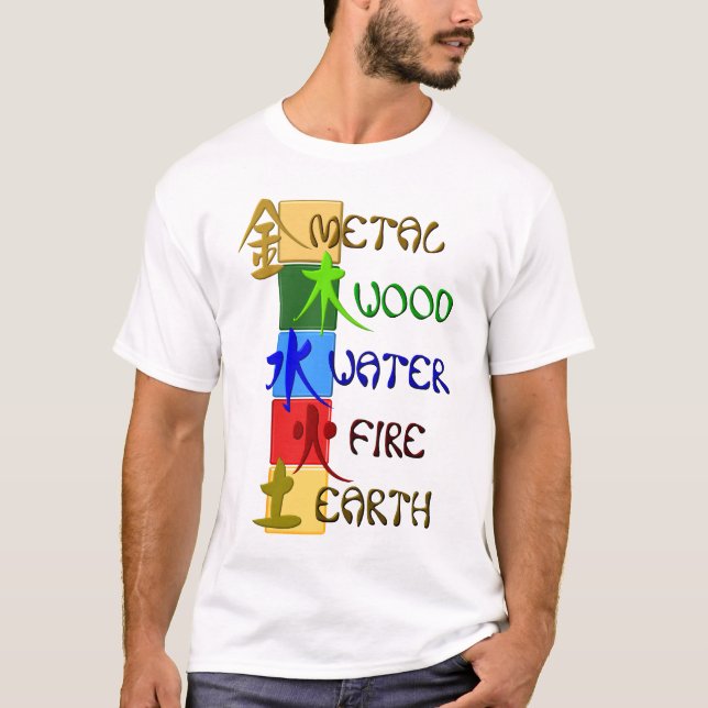 Chinese 5 elements T-Shirt (Front)