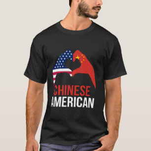 Chinese American USA China Flag T-Shirt