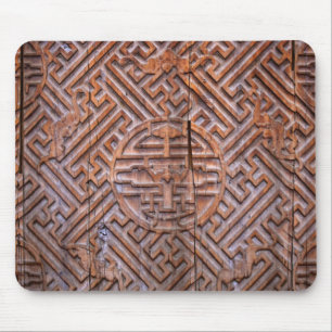 chinese ancient wood mouse pad