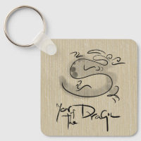 Chinese and Vietnamese Cute Dragon Year Monogram K
