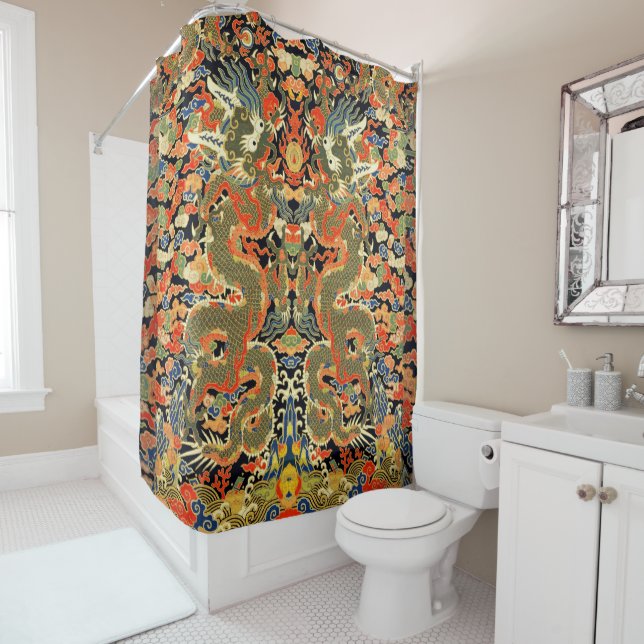 Chinese Asian Dragon Colourful Art (In Situ)