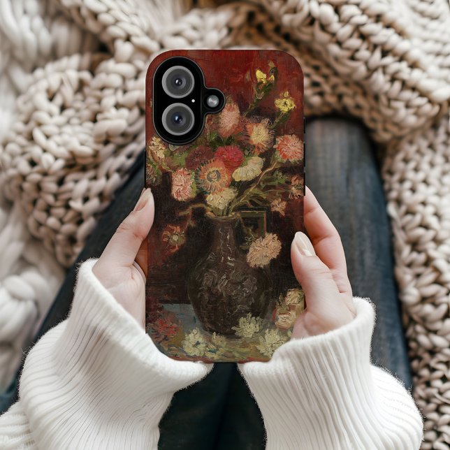 Chinese Asters and Gladioli | Vincent van Gogh Case-Mate iPhone Case (Creator Uploaded)