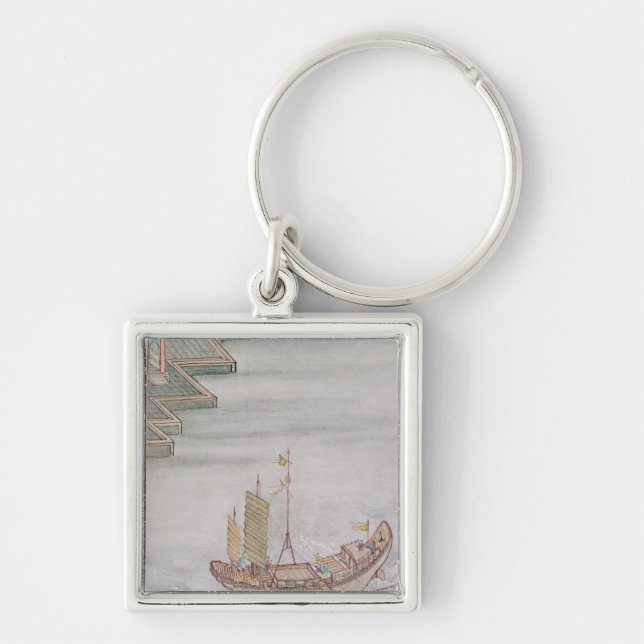 Chinese Boat Keychain (Front)