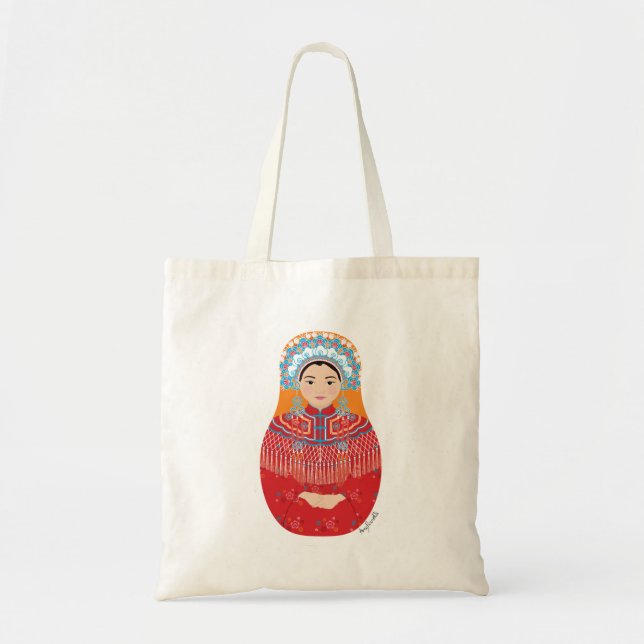 Chinese Bride Matryoshka Bag (Front)