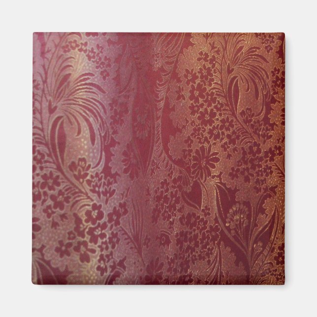 Chinese Brocade Pink Magnet (Front)