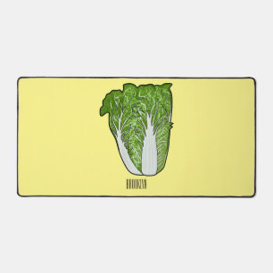 Chinese cabbage cartoon illustration desk mat
