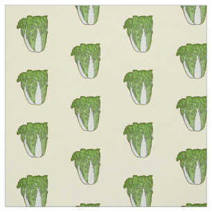 Chinese cabbage cartoon illustration fabric