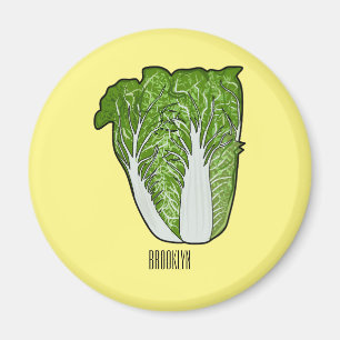 Chinese cabbage cartoon illustration  magnet
