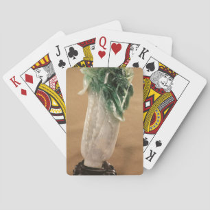Chinese cabbage, Korean, 19th century (jade) Playing Cards