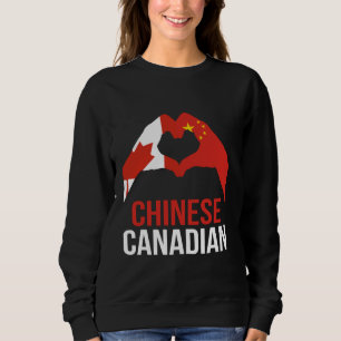 Chinese Canadian Canada China Flag Sweatshirt