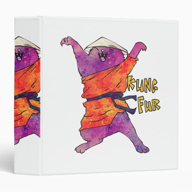Chinese cat - Choose background colour Binder (Front/Spine)