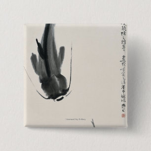 Chinese Catfish 2 Inch Square Button