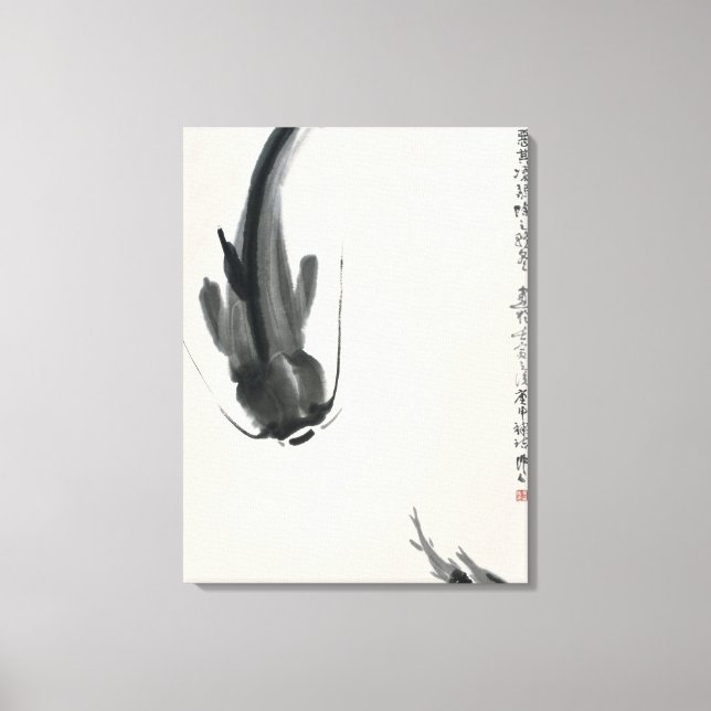 Chinese Catfish Canvas Print (Front)