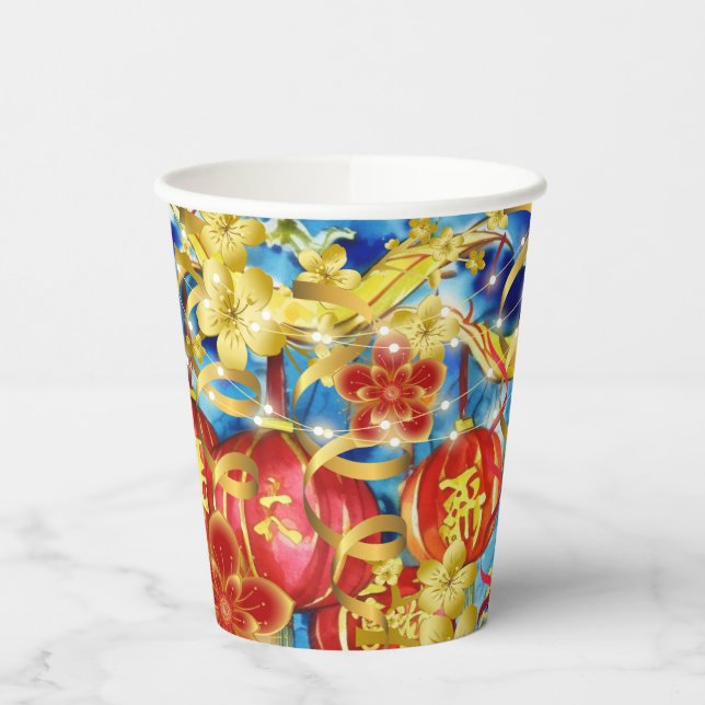 Chinese Celebrations Paper Cups (Left)