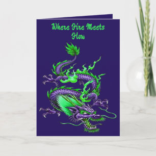 Chinese Coiling Dragon Mythical Time Controlling   Card