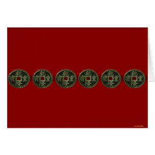 Chinese Coins Card