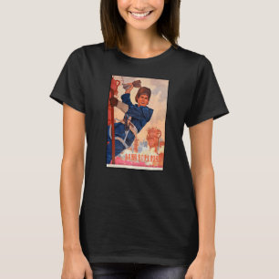 Chinese Communist Utility Worker  Mandarin Cute Ch T-Shirt