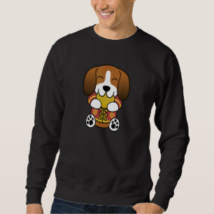 Chinese Costume Mooncake Basset Hound Dog Sweatshirt