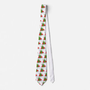 Chinese Crested Christmas Tree Tie