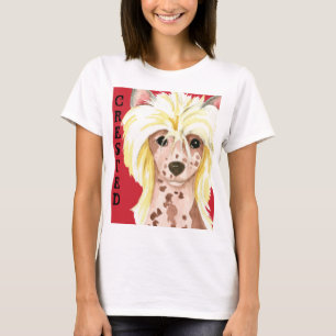Chinese Crested Color Block T-Shirt