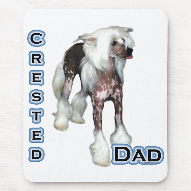 Chinese Crested Dad 4 Mouse Pad (Front)