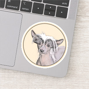 Chinese Crested Hairless Painting Original Dog Art