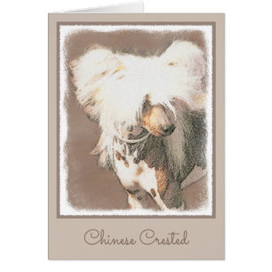 Chinese Crested Hairless Painting Original Dog Art