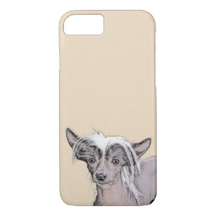 Chinese Crested Hairless Painting Original Dog Art Case-Mate iPhone Case