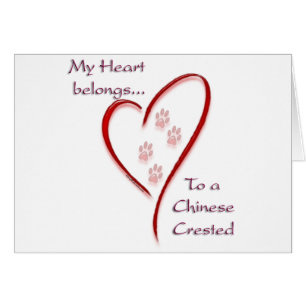 Chinese Crested Heart Belongs