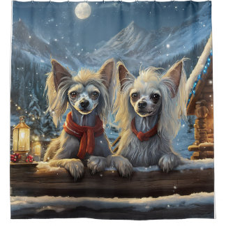 Chinese Crested Holiday Design By Rich AMeN Gill