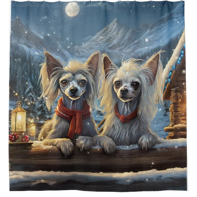 Chinese Crested Holiday Design By Rich AMeN Gill (Front)