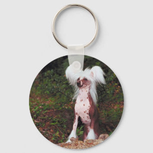 Chinese Crested Keychain