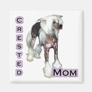 Chinese Crested Mom 4 - Magnet