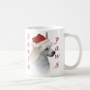 Chinese Crested (powder) Santa Paws Coffee Mug