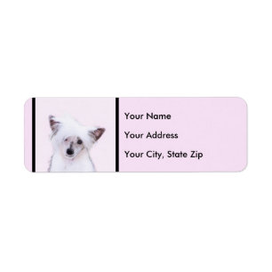 Chinese Crested Powderpuff Painting - Dog Art