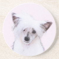 Chinese Crested Powderpuff Painting - Dog Art
