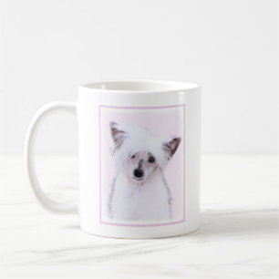 Chinese Crested Powderpuff Painting - Dog Art Coffee Mug