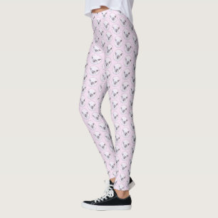 Chinese Crested Powderpuff Painting - Dog Art Leggings